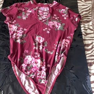 Floral bodysuit